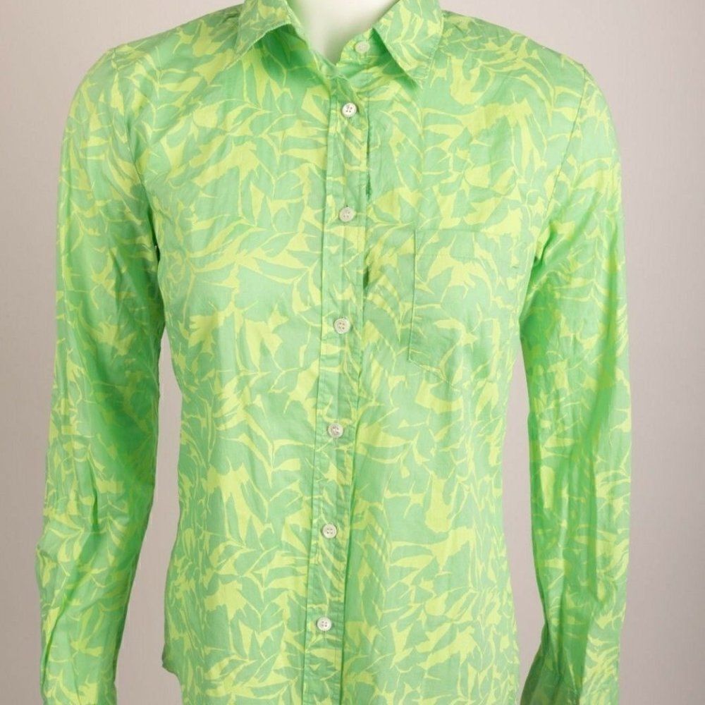 J.Crew Button Down Shirt Blouse 2 XS Boy Fit
